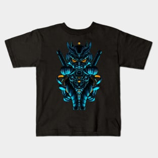 Cyber Oni Mask Kids T-Shirt